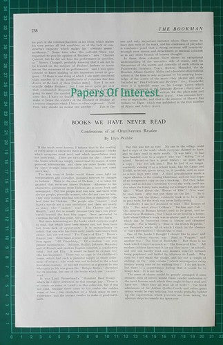 X1380) George Bernard Shaw Music Critic - 1932 Article