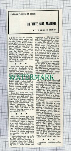 (C675) The White Hart Braintree Essex Percy & Nissa Byford - 1969