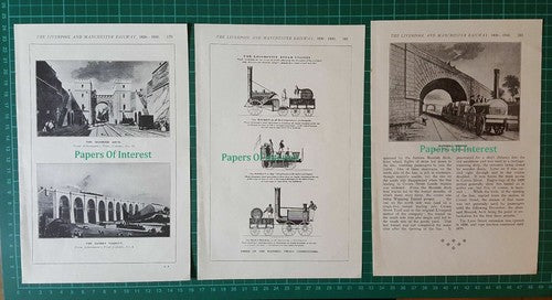 (6006) The Liverpool & Manchester Railway   - 1930 Article