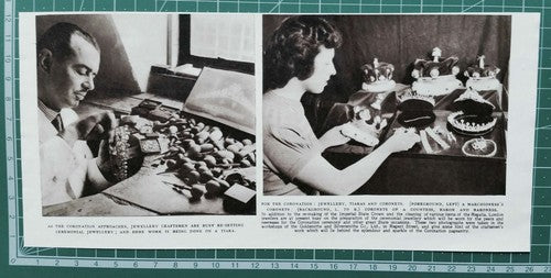 Goldsmiths and Silversmiths Co Ltd Regent St London  - 1953 Clipping
