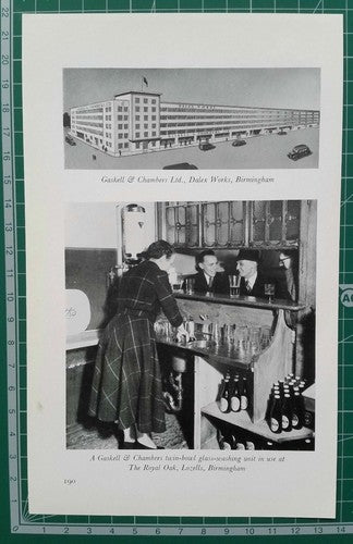 Royal Oak Lozells Birmingham Fox & Dogs Little Sutton Drum & Monkey -1950s Clip