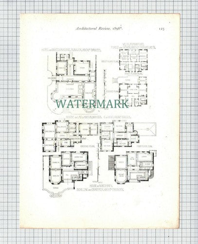 Frankfurt 57 Friedrichstrasse Villa E Sulzbach Franz Von Hoven - 1898
