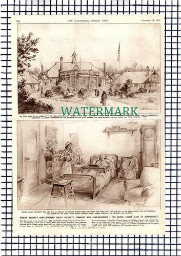 The Marie Louise Club Sunninghill Berkshire  -  1953 Picture Article