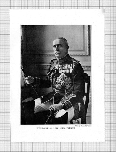 Field Marshal Sir John French - c.1920s Book Print