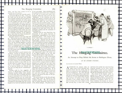 Burlington House Royal Academy Of Arts   - c.1909 Article