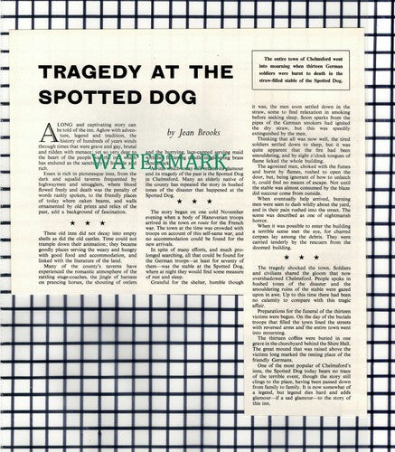 (6752) The Spotted Dog Inn Fire Tragedy Chelmsford Essex - 1967 Cutting
