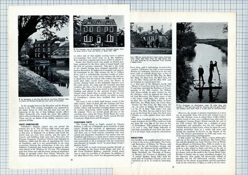(6182) Grantham Lincolnshire George Hotel - 1968 Article