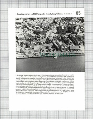 (8499) King's Lynn St Margaret's  / Purfleet Revolution Film Set c.1980s Cutting
