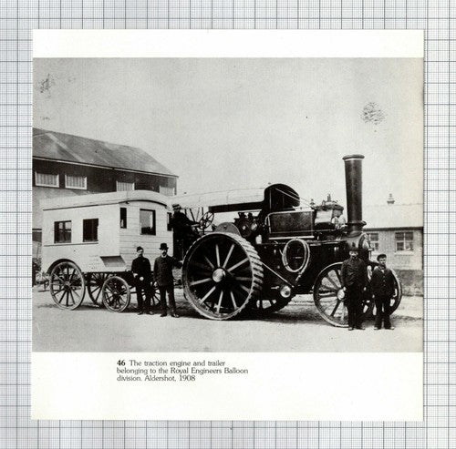 Royal Engineers Balloon Division Aldershot Traction Engine  - Cutting