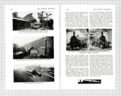 York Railway Station OS Nock - 1934 Article