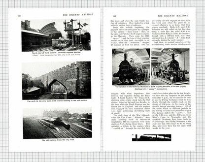 York Railway Station OS Nock - 1934 Article