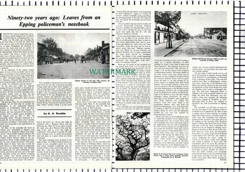 (7147) Epping Police Officer   - 1975 Article