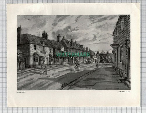 (8586) Biddenden Kent Vincent Lines - 1948 Print / Cutting