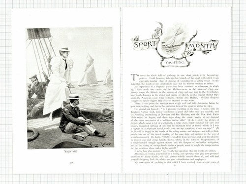 (5965) Yachting New York Yacht Club R S Palmer  - 1897 Article