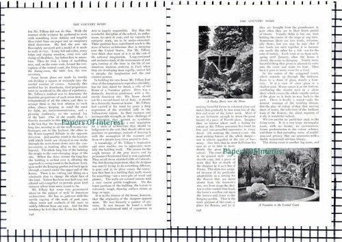 (7032) Mr Louis Tiffany  Cold Spring Harbour New York - c.1912 Article
