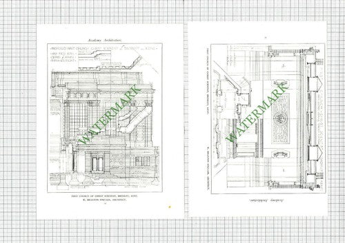 First Church of Christ Scientist Bromley Kent Braxton Sinclair -1927 Book Prints