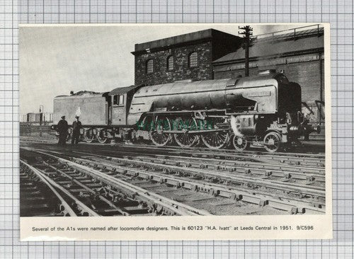 C7639) H A Ivatt Locomotive Leeds Central Neville Hill Sir Vincent Raven Cutting