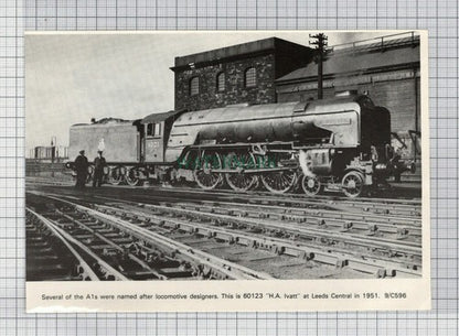 C7639) H A Ivatt Locomotive Leeds Central Neville Hill Sir Vincent Raven Cutting