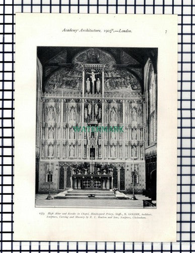 (6872) Latimer Memorial Church Birmingham Bidlake / Hawkesyard Priory - 1903