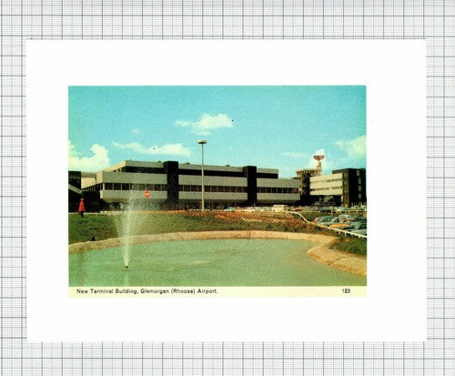 Glasgow Airport / Rhoose Glamorgan Airport  - Small Cutting / Print