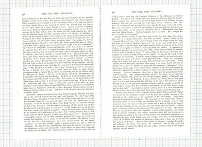 Bombay  India GW Forrest Girgamu  - 1897 Article