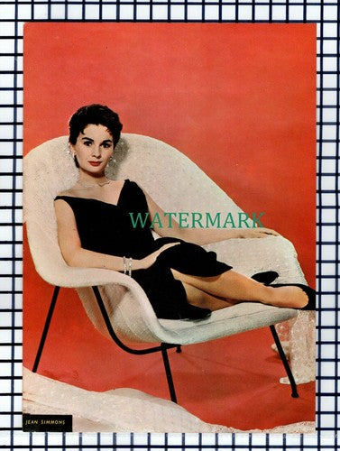(7571) John Kerr / Jean Simmons - 1959 Cutting