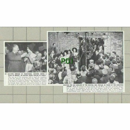 The Festival Inn Poplar London Bra Festival Of Britain -   1950 News Cutting