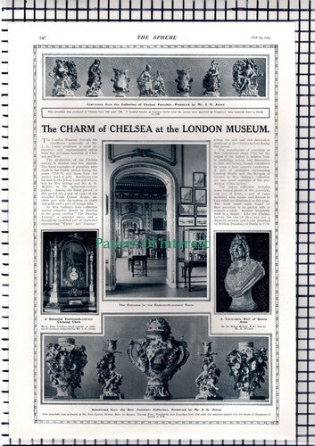 Mr J G Joicey The London Museum   -   1914 News Page / Print
