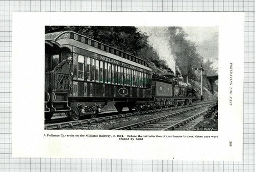 C7552) Bristol Railway Station Parliamentary / Pullman Midland Railway - 1947