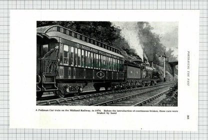 C7552) Bristol Railway Station Parliamentary / Pullman Midland Railway - 1947