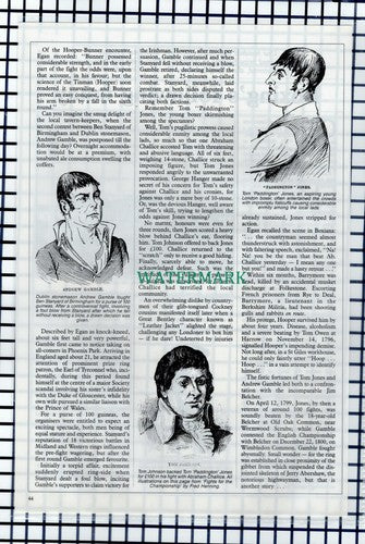 Great Bentley Essex Boxing William Hooper Andrew Gamble Boxers -  1988 Article