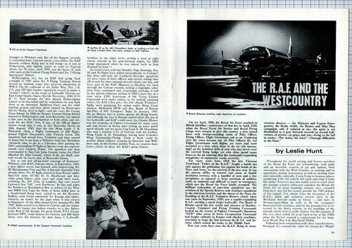 (6234) The RAF West Country Lyneham George Jameson Thomas Prickett  1968 Article