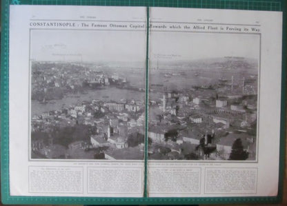 Constantinople Stamboul  World War One - 1915 News Article