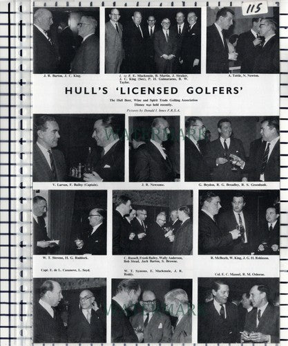 Hull Beer Wine & Spirit Golfing Assoc Larvan Tottle Brydon Seyd - 1966 Cutting