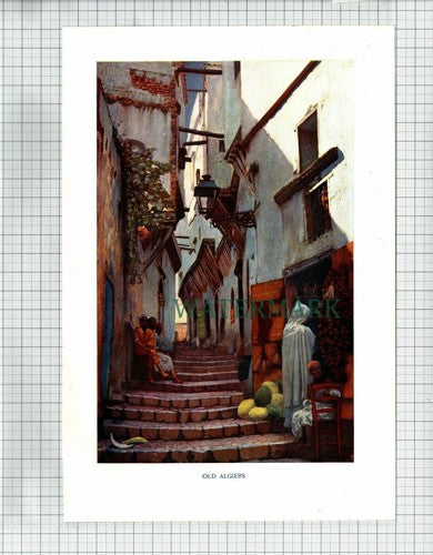 Old Algiers - 1906 Print