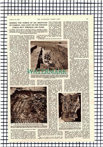 Sultantepe Harran Mr Seton Lloyd Dr Segal Umayyad  - 1953 Article