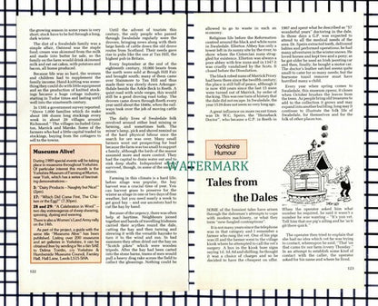 (7064) Swaledale Folk Museum  - 1989 Article