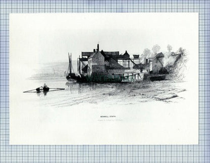 BENWELL STAITH WALLBOTTLE COLLIERY MINE MINING PRINT 1987 (X1708)