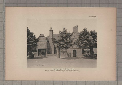 Hole's Cottage Ripley Surrey  - c.1908 Print