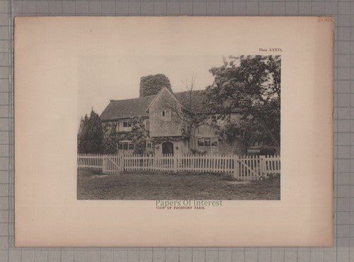 Frosbury Farm Surrey    - c.1908 Print