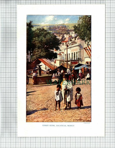 (6832) Zacatecas Mexico - 1906 Print