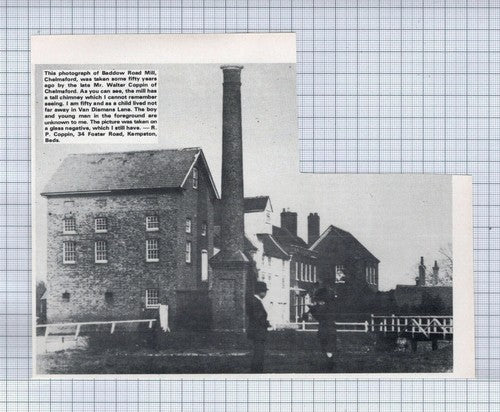 (5533) Baddow Road Mill Chelmsford Essex Walter Coppin  - 1979 Clip