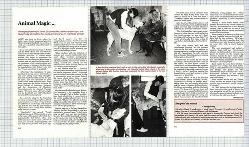 Janet Ellis Animal Physiotherapist Burn Grange Selby   - 1989 Article