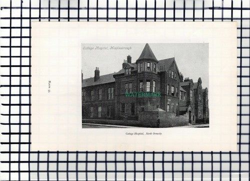 C6570) Cottage Hospital North Ormesby Middlesbrough - 1960s Book Print
