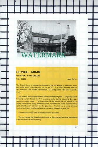 C6824) Spencer Arms Hotel Cawthorne / Sitwell Arms Whiston Rotherham Cutting