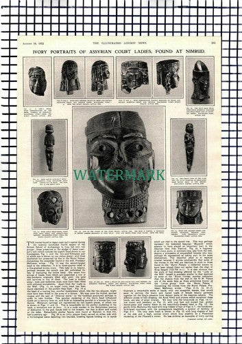 Prof Mallowan Nimrud Excavations  - 1952 Article
