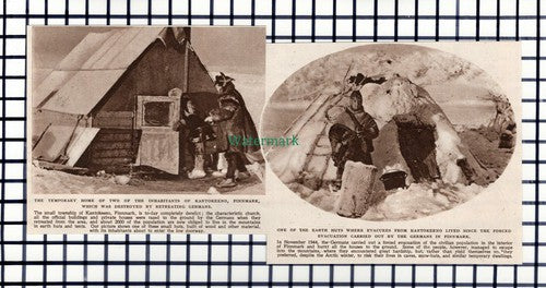 C6293) Kantokeeno Finnmark  World War 2 - 1945 Cutting