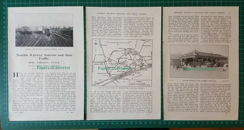 Hull Paragon Railway Station Mr R Ritchie   - 1930 Article