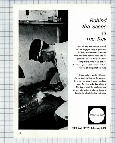(6368) The Key Topsham Devon Mr B Hickenson - c.1968 Clip