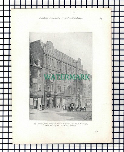 (8146) Cardon Mortonhall Rd Edinburgh / Charles Jenner & Co -  1902 Book Print